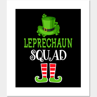 Leprechaun Squad Funny St. Patrick's Day Posters and Art